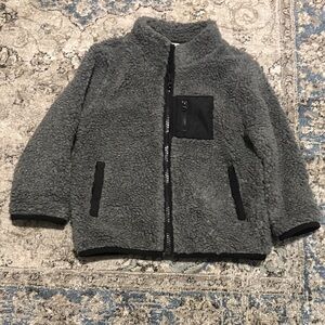 Crazy 8 Gray Fleece Kids Jacket Size 2T